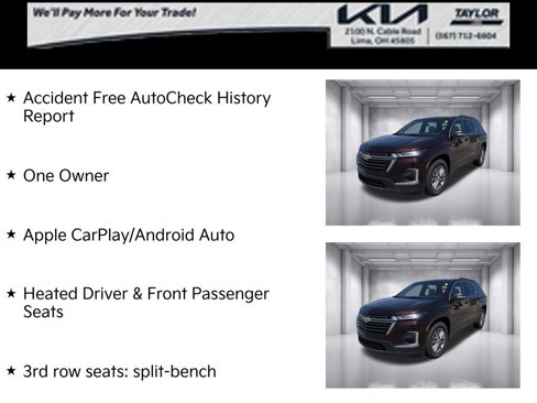 Used 2022 Chevrolet Traverse LT image 4