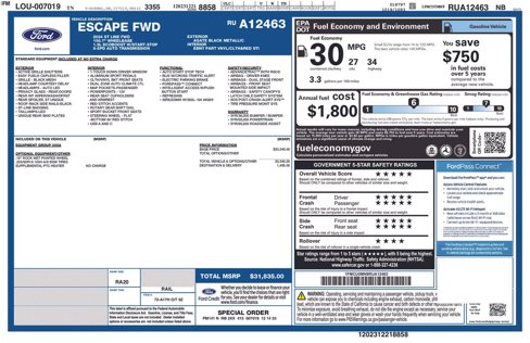 Used 2024 Ford Escape ST-Line image 34