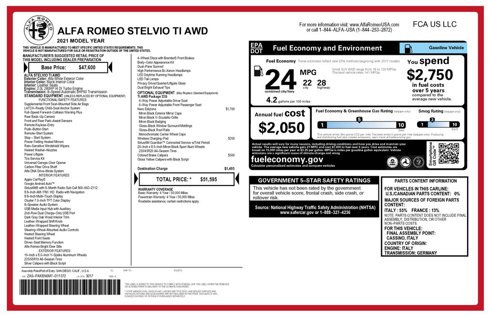 Used 2021 Alfa Romeo Stelvio Ti w/ Nero Edizione image 3