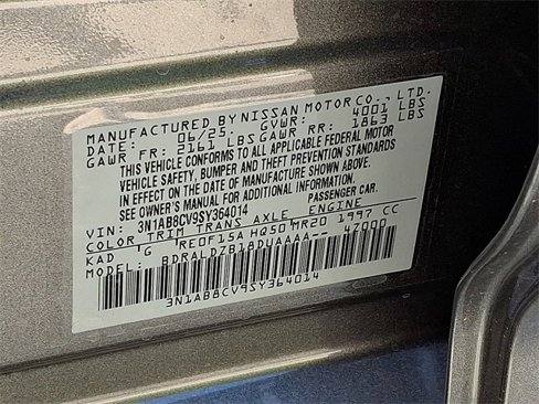 New 2025 Nissan Sentra SV w/ All-Weather Package image 10