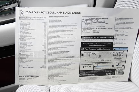 Used 2024 Rolls-Royce Cullinan Black Badge image 29