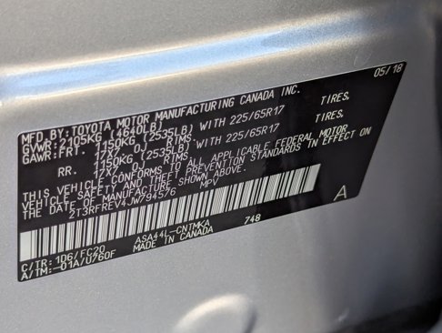 Used 2018 Toyota RAV4 XLE image 36