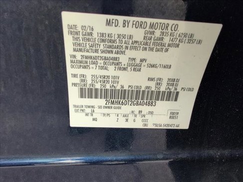 Used 2016 Ford Flex Limited w/ Equipment Group 303A image 26
