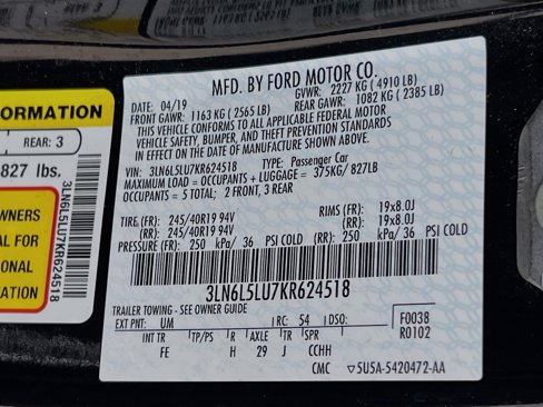 Used 2019 Lincoln MKZ Reserve w/ Reserve Plus Package image 34
