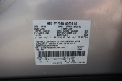 Used 2017 Ford Explorer 4WD image 45