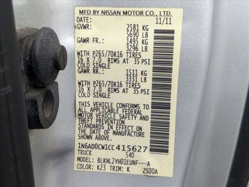 Used 2012 Nissan Frontier SV w/ SV Premium Utility Pkg image 20