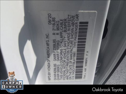 Used 2020 Honda Accord EX-L image 31