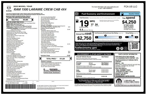 Used 2025 RAM 1500 Laramie w/ Night Edition image 19