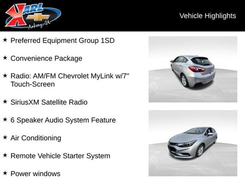 Used 2017 Chevrolet Cruze LT w/ Convenience Package image 2