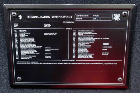 Used 2024 Ferrari 296 GTS image 52