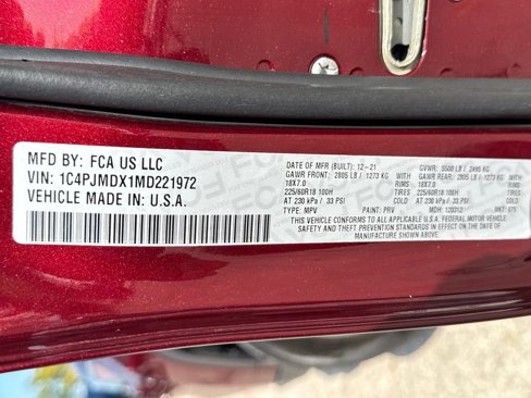 Certified 2021 Jeep Cherokee Limited w/ Mopar Interior Package image 37