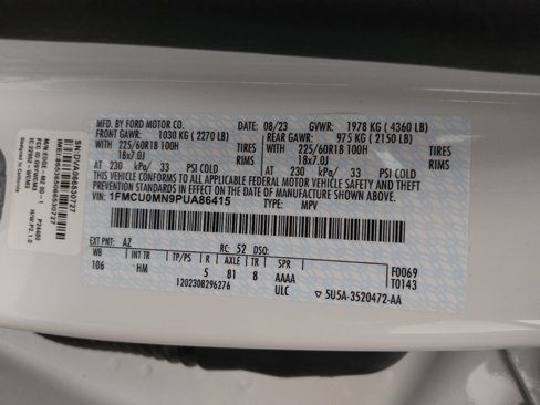 Used 2023 Ford Escape ST-Line w/ Tech Pack #1 image 33