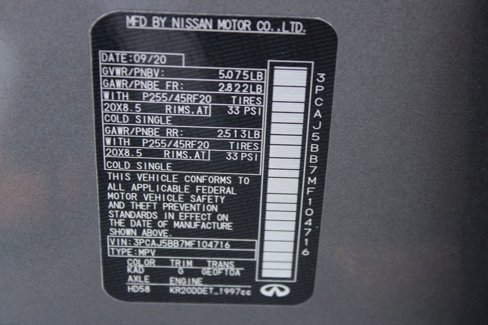 Used 2021 INFINITI QX50 Luxe w/ Appearance Package image 21