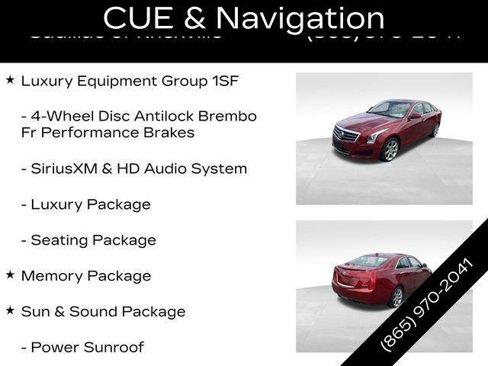 Used 2014 Cadillac ATS Luxury w/ Sun And Sound Package image 17