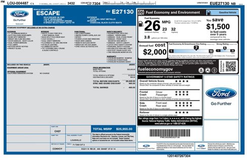 Used 2014 Ford Escape SE image 3