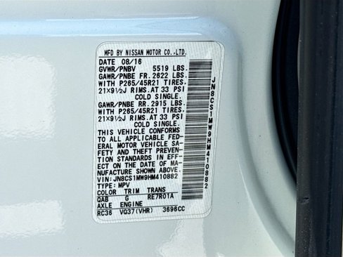 Used 2017 INFINITI QX70 AWD w/ Premium Package image 34