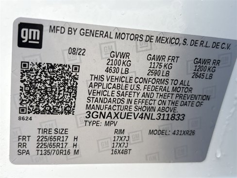 Certified 2022 Chevrolet Equinox LT image 15