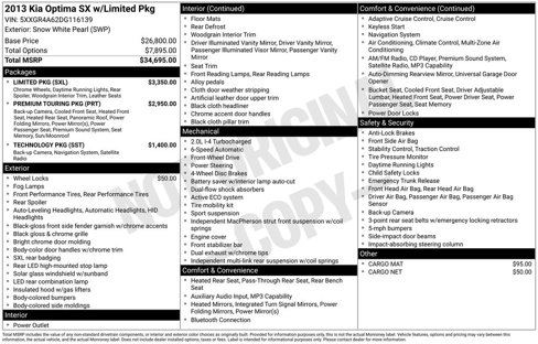 Used 2013 Kia Optima SX w/ Limited Pkg image 39