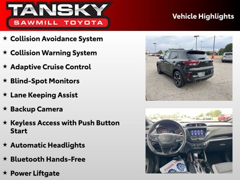 Used 2022 Chevrolet TrailBlazer RS w/ Sun and Liftgate Package image 10