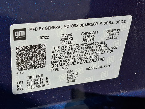 Certified 2022 Chevrolet Equinox LT image 28