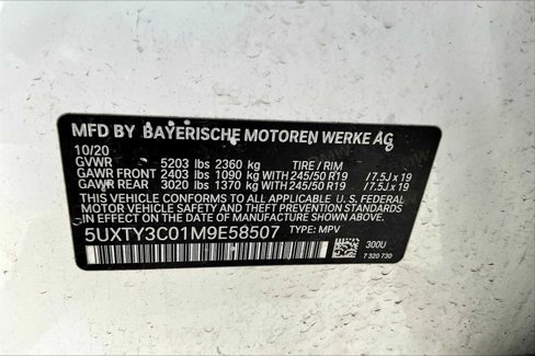 Used 2021 BMW X3 sDrive30i w/ Premium Package image 30