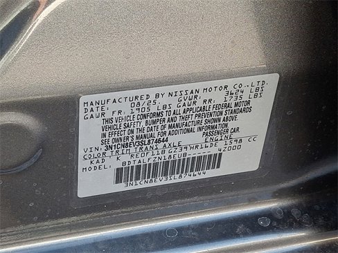 New 2025 Nissan Versa SV image 10