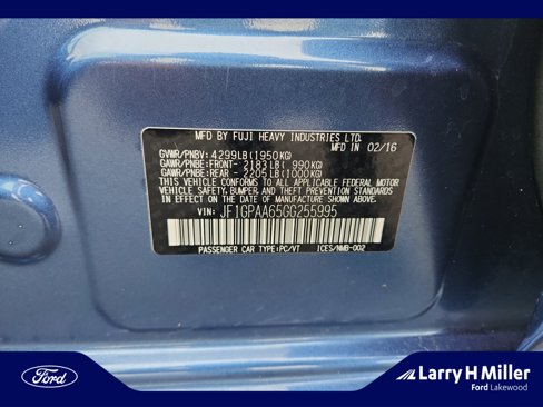 Used 2016 Subaru Impreza 2.0i image 24