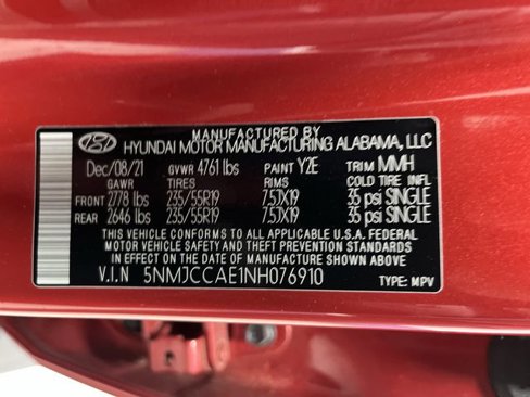 Used 2022 Hyundai Tucson SEL w/ Convenience + Premium Package image 39