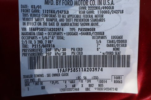 Used 2001 Ford Taurus SE image 43