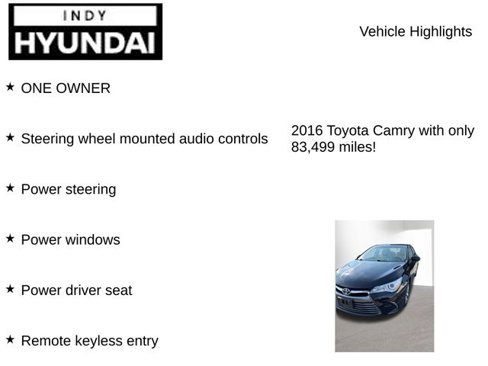 Used 2016 Toyota Camry XLE image 5