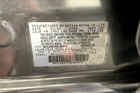 New 2025 Nissan Versa S w/ S Plus Package image 27