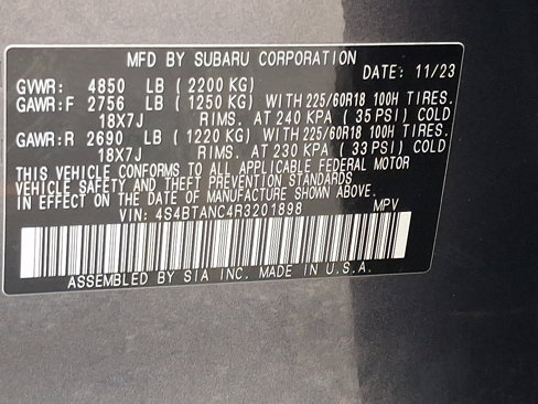 Certified 2024 Subaru Outback Limited image 27