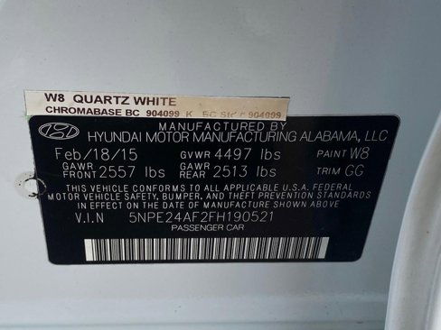 Used 2015 Hyundai Sonata SE image 23