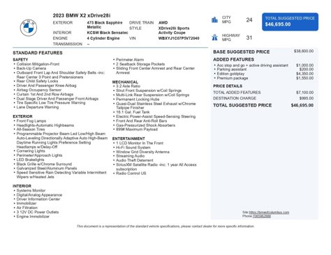 Used 2023 BMW X2 xDrive28i w/ Convenience Package image 46