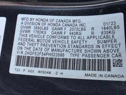 Used 2023 Honda Civic Sport image 30