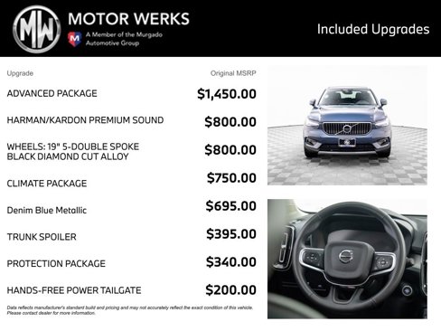 Used 2022 Volvo XC40 T5 Inscription w/ Advanced Package image 4