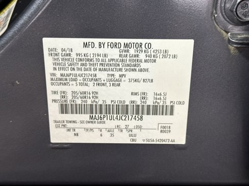 Used 2018 Ford EcoSport SE w/ SE Convenience Package image 29