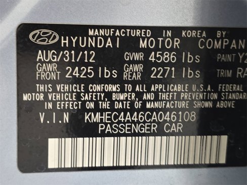 Used 2012 Hyundai Sonata Hybrid w/ Ultimate Pkg image 36