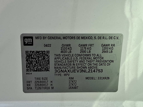 Certified 2022 Chevrolet Equinox LT image 27