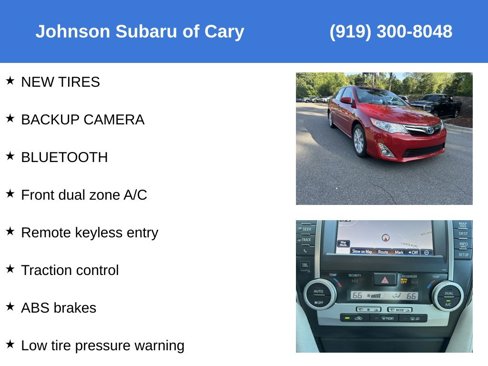 Used 2013 Toyota Camry XLE image 12
