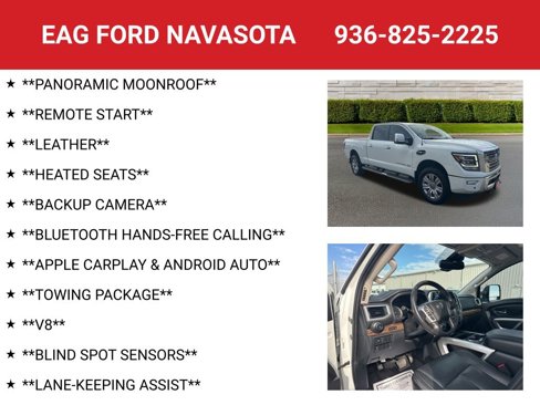 Used 2020 Nissan Titan SL w/ Moonroof Package image 4