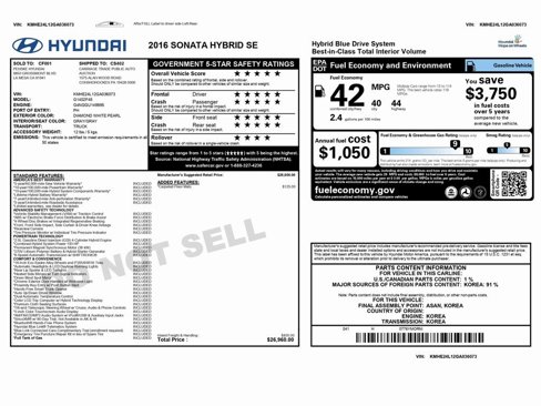 Used 2016 Hyundai Sonata SE image 2