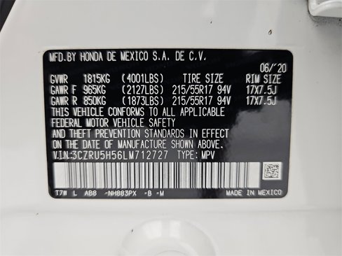 Used 2020 Honda HR-V EX image 45