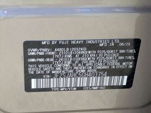 Used 2016 Subaru Forester 2.5i Limited image 25