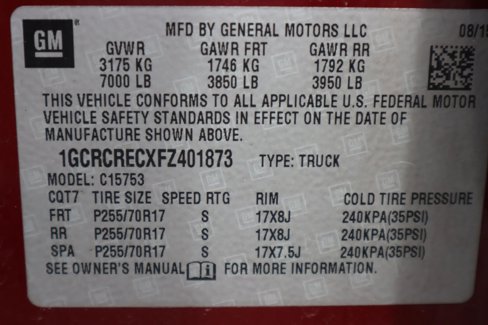 Used 2015 Chevrolet Silverado 1500 LT image 3