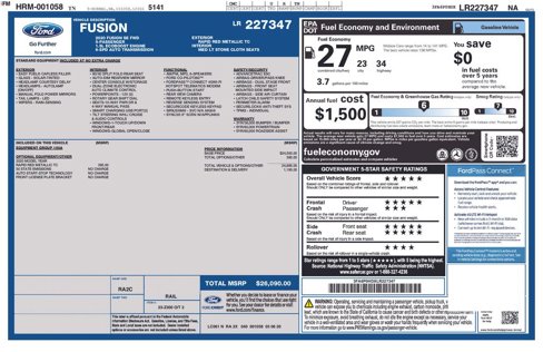Used 2020 Ford Fusion SE image 2