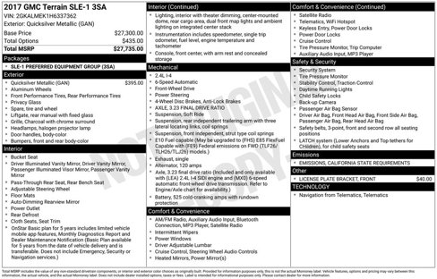 Used 2017 GMC Terrain SLE image 4