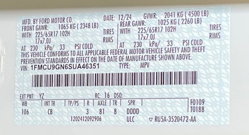 Used 2025 Ford Escape Active w/ Cold Weather Package image 41