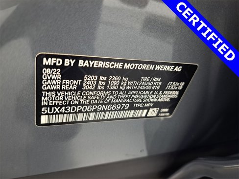 Certified 2023 BMW X3 sDrive30i w/ Convenience Package image 20