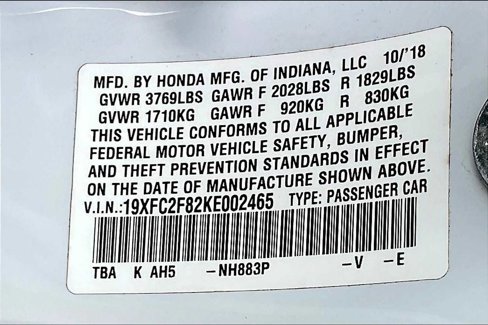 Used 2019 Honda Civic Sport image 30